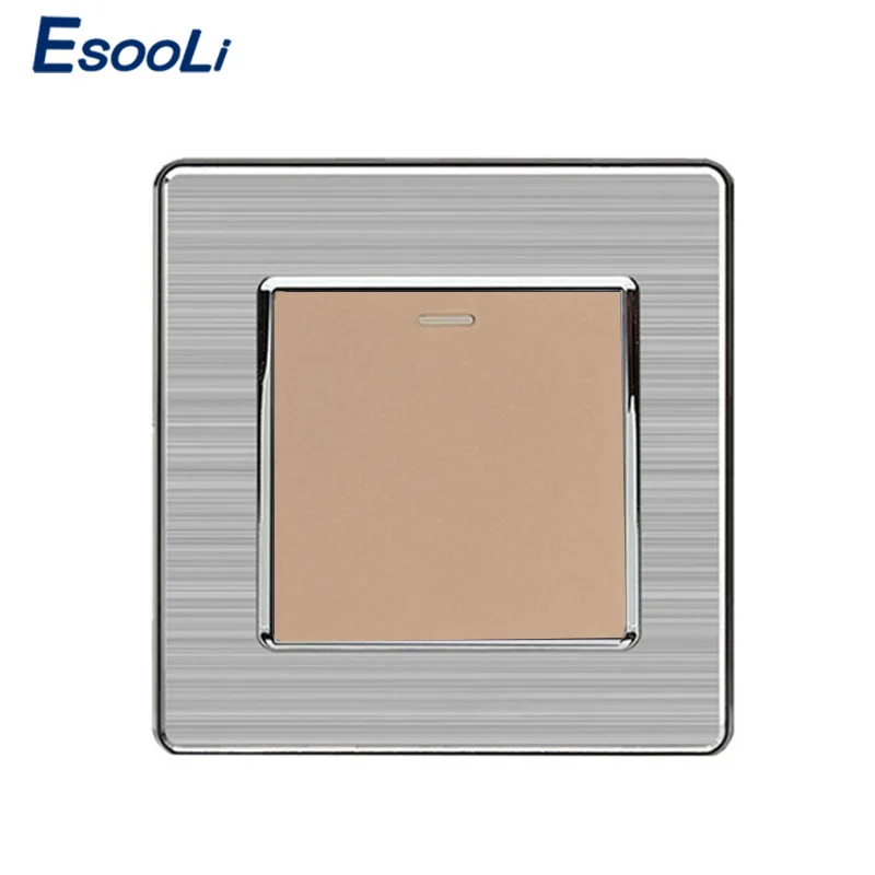  Wall Switches 1/2/3/4 Gang Button LED Lamp Light Switch On / Off Wall Switch Push Button Interrupto - 4000062183338
