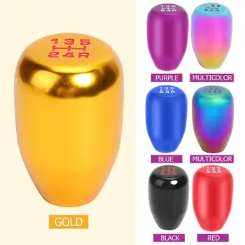 

5/6 Speed Aluminum Alloy Racing Car Gear Shift Knob Manual Transmission Gear Stick Lever Shifter Knob Universal