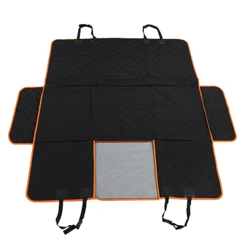

Hot Car Pet Rear Seat Cover Net Style Double Layer Durable Waterproof Scratch-proof Non-Slip for Pets Fit for Cars, Trucks SUV