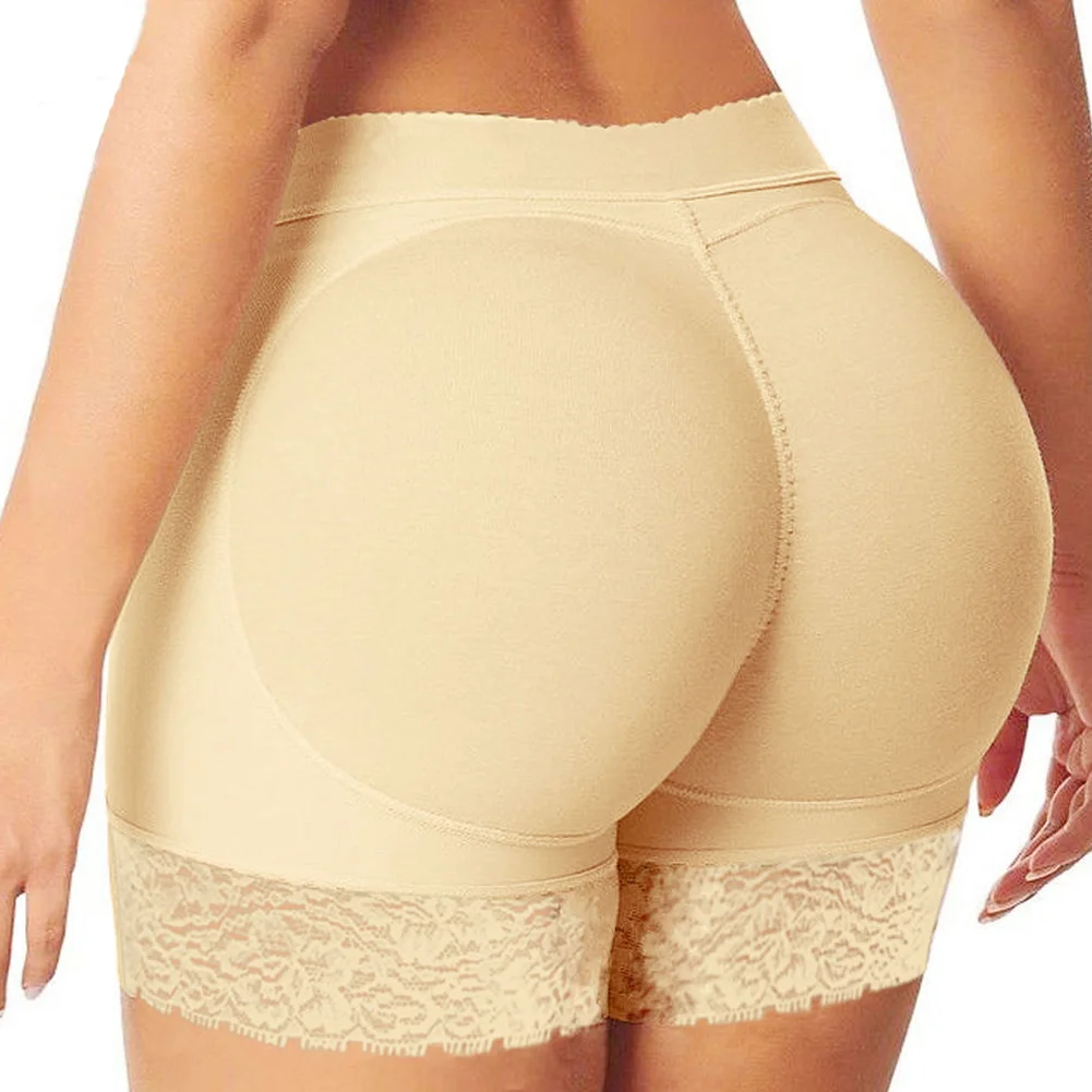 Womens Butt and Hip Enhancer Booty Padded Fake Hip Underwear Panties Body Shaper Seamless Butt Lifter Panty Shapewear Plus Size