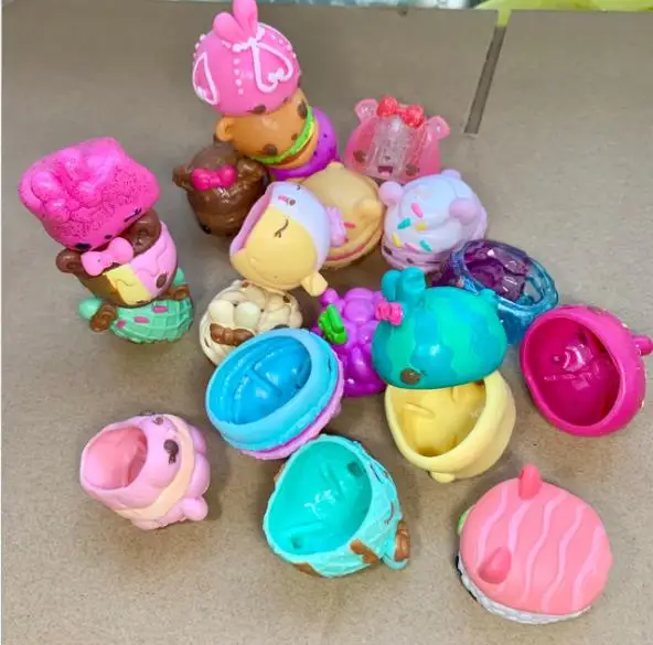 50PCS/lot Cartoon Action Figure Toy Sweet Cute Soft Hollow Little Animal Dolls Birthday Gift For Girls Kids Toys 3