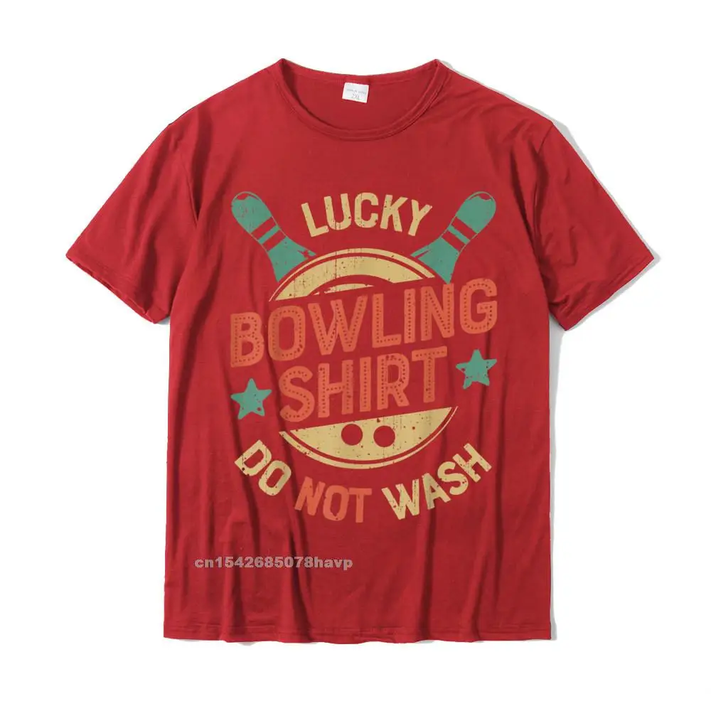 Normal Top T-shirts Special Crewneck Classic Pure Cotton Men Tops Tees Casual Short Sleeve Sweatshirts Free Shipping Lucky Bowling Shirt Do not Wash T shirt Bowlers Funny Gifts T-Shirt__19906. red