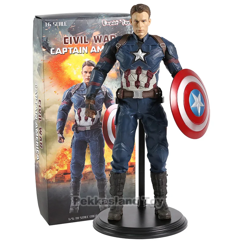 Капитан Америка Мстители Endgame 1/6 Масштаб ПВХ Коллекционная Фигурка модель