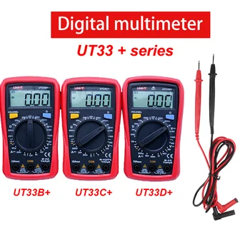

UNI-T UT33B+ series Mini professional digital multimeter esr meter transistor tester AC/DC voltage indicator 2000 count avometer