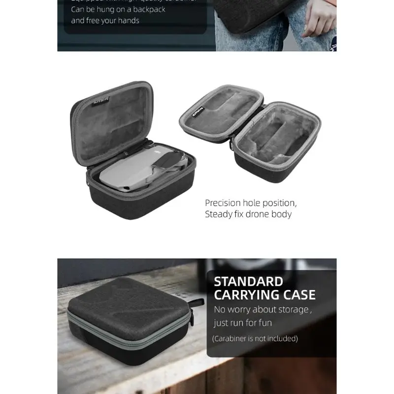Crazy Sale QWJ Travel Carry Case Storage Protective Bag Storage Box for DJI Mavic Mini Drone X6HA 