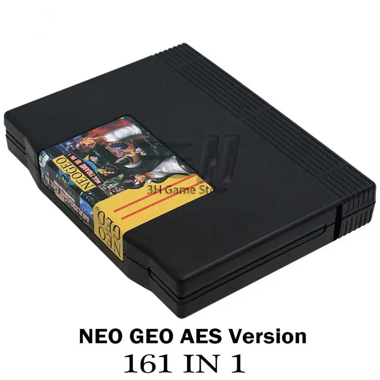 

New For SNK NEO GEO AES Retro Classic 161 in 1 JAMMA Multi Games Cartridge, SNK AES With Case As Gift Console Parts
