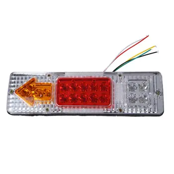 

2 pcs 12V LED Truck Trailer Caravan Van Rear Tail Stop Reverse Light Indicator Lamp