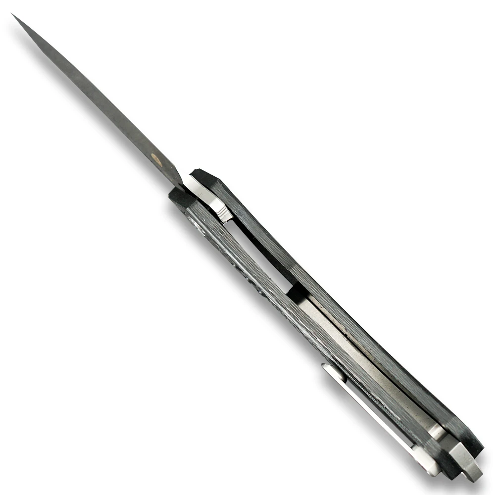 TwoSun ножи D2 складной карманный нож тактический нож ножи для выживания Кемпинг Открытый EDC углеродное волокно быстро открыть Aranea TS114-CF
