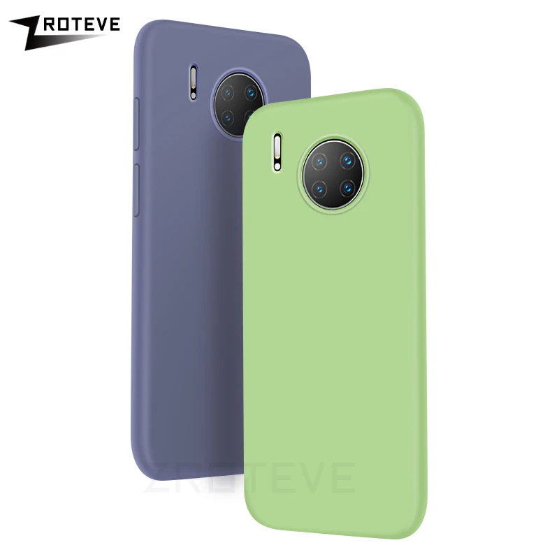 Mate 30 Pro Чехол ZROTEVE жидкий силиконовый чехол для huawei mate 30 Lite чехол mate 30 мягкий чехол для huawei mate 20 Pro Lite X Чехол