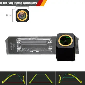 

HD 1280x720p Golden Camera 3rd Night Vision Rear View Backup Camera Trajectory Dynamic Parking Line for VW LAVIDA 2008-2011