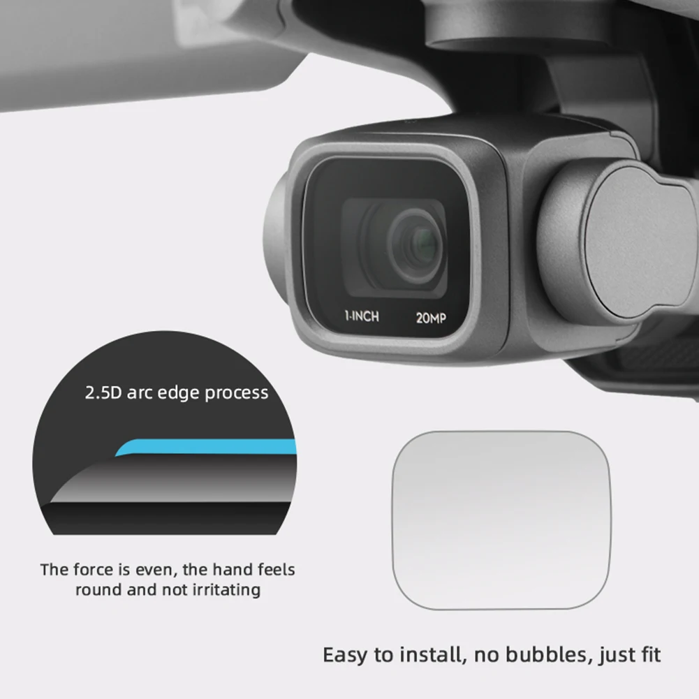 2PCS Tempered Glass Film Camera Lens Screen Protector For DJI Mavic Air 2S Drone