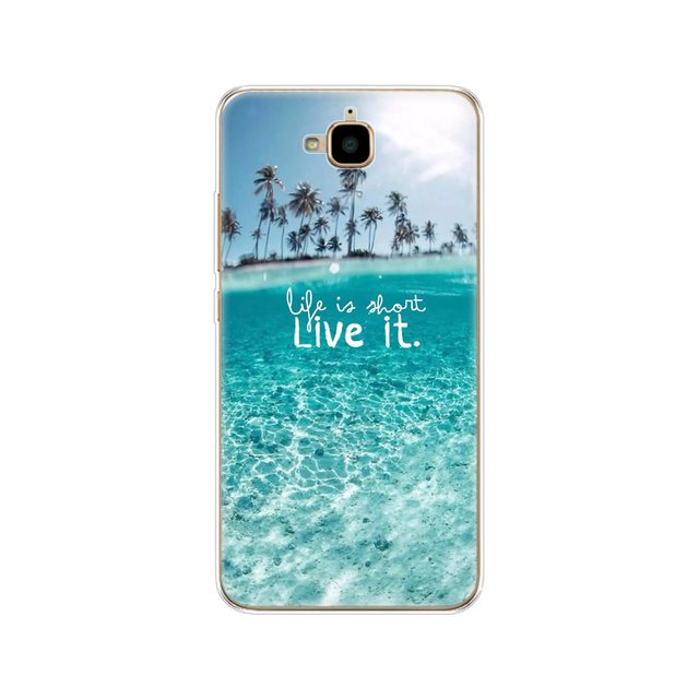 for Huawei Honor 4C Pro Case Honor 4C Pro Cover Soft Silicone Back Case for Huawei Y6 Pro 2015 Case TIT-L01 TIT-TL00 Phone