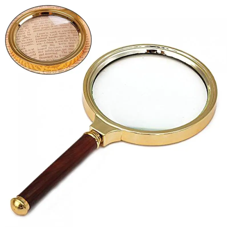 

Handheld Magnifiers 5X 90mm Handheld Adjustable Magnifier Magnifying Glass Loupe for Reading and Inspection Magnifier