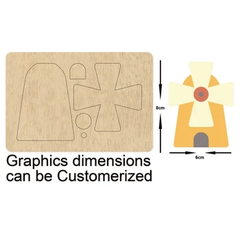 

Windmill Cutting Dies 2020 Die Cut&Wooden Dies Suitable for Common Die Cutting Machines on the Market