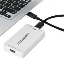 HDMI к USB 3,0 адаптер для карты видеозахвата 1080HD бесприводный рекордер коробка для Windows Linux OS X операционные системы