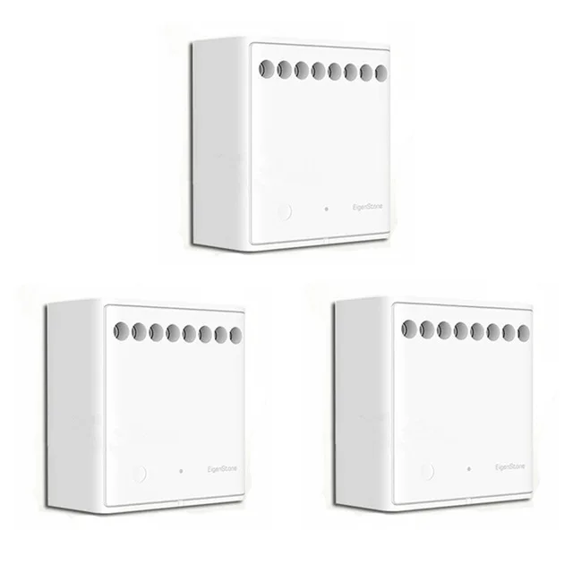 3 pcs Xiaomi Aqara двухполосный модуль управления беспроводной релейный пульт управления 2 канала для приложения Mijia умный дом - Цвет: 3 pcs