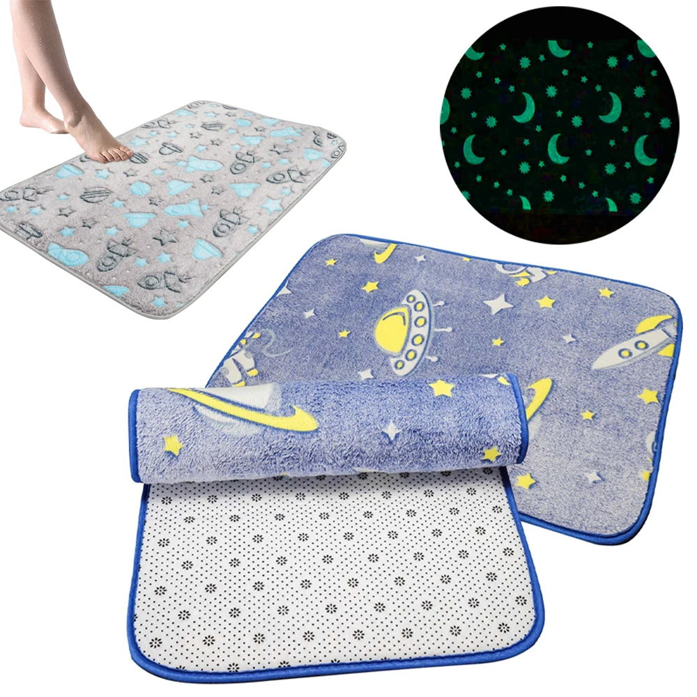 Коврик для входной двери светящийся коврик ног ванной гостиной кровати