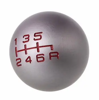 

Aluminum Round 6 Speed Manual Shift Knob Gear M10x1.5 Thread Fit For BMW Ford Passat Audi Honda Toyota Cruze Golf Mazda