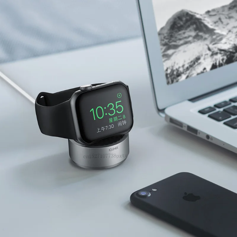 Xiaomi Mijia iQunix Алюминий сплав зарядка зарядное устройство для док-станции для выставочного стенда для наручных часов Apple Watch серии 1, 2, 3, 4 года