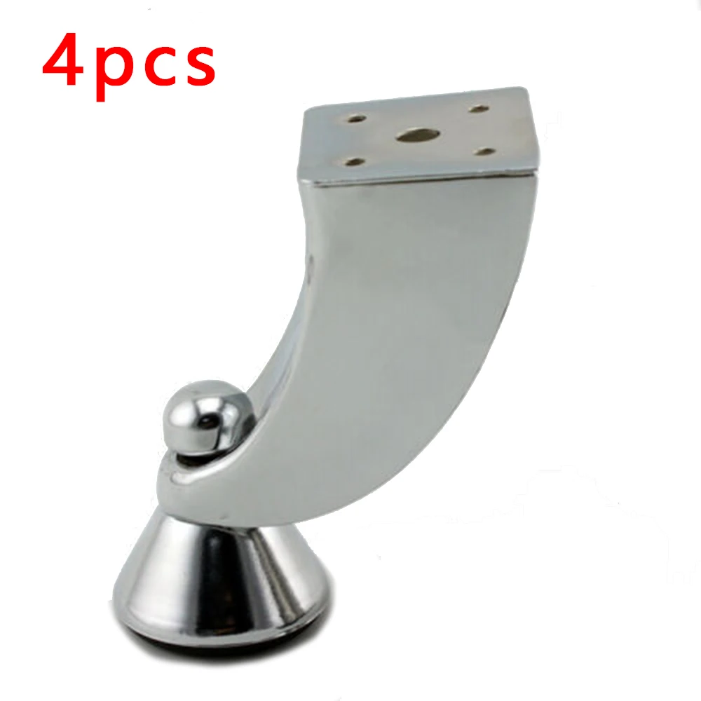 

4pcs Sofa Legs Fixing Screws Chrome Plated Finishing Bed Couch Bookcase Cabinet Wooden Furniture Feet