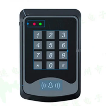 

Single and double door glass door iron access control all-in-one machine