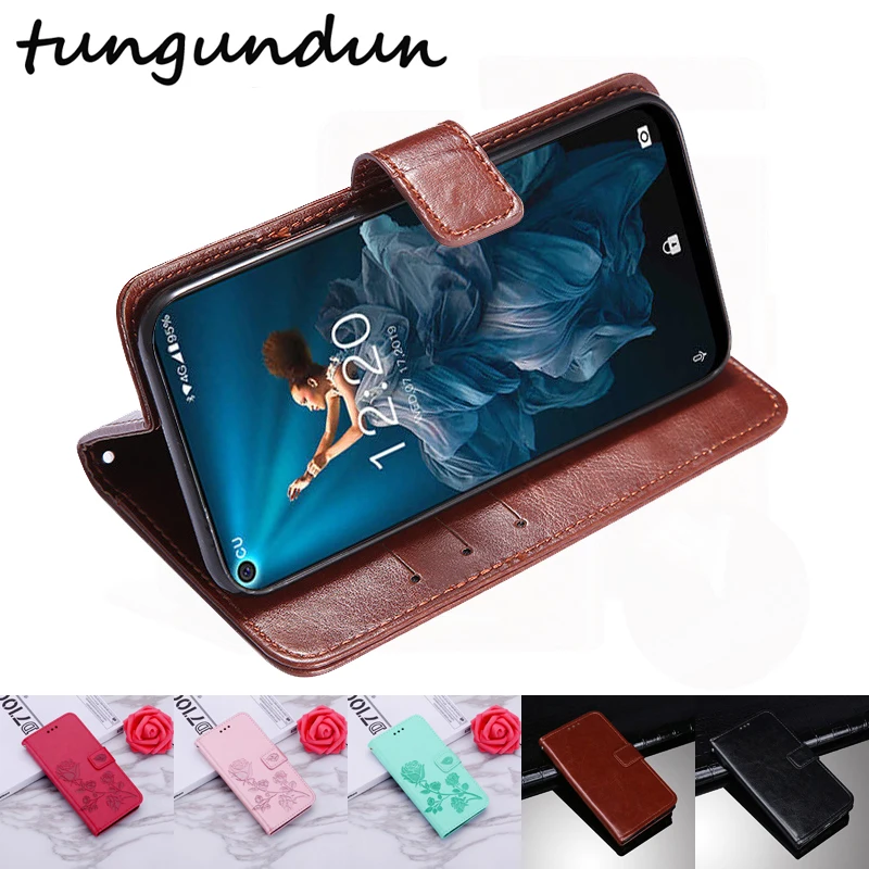 Luxury Business Phone Case For Funda Oukitel C17 Pro Flip Cover Coque Y4800 Mobile Shell With Card Pocket | Мобильные телефоны и