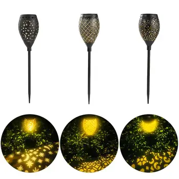 

LED Solar Floodlights Lights Solar Garden Lamp Outdoor Light Flickering Flame Torches Lamp for Courtyard Garden Balcony 40a
