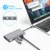 USB HUB Док-станция Type C Адаптер USB 3.0 4K HDMI-совместимый VGA RJ45 10 в 1 Конвертер для Macbook Pro Hub Thunderbolt 3