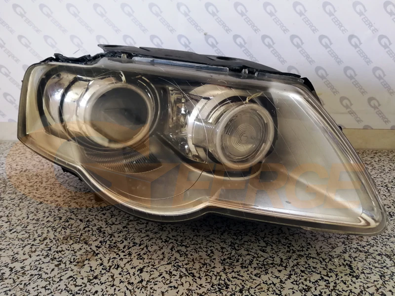 Для Volkswagen VW Passat B6 Magotan 2005 2010 ксеноновые фары отличные ультра яркие CCFL ангельские