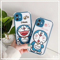 Caso bonito do telefone dos desenhos animados de doraemon para o iphone 12mini/12promax/11pro/11prmax/8p/x/xs/xr/se/xsmax /7/8/se/par capa do telefone
