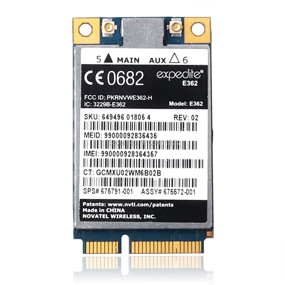 

Мобильный широкополосный модуль LTE/EV-DO карта WWAN E362 675791-001/634513-001 для HP ELITEBOOK 8570W lt2522
