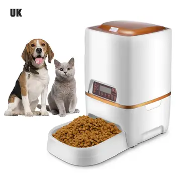 Best 6L Automatic Pet Feeder Food Dispenser For Cat Dog Timer Programmable