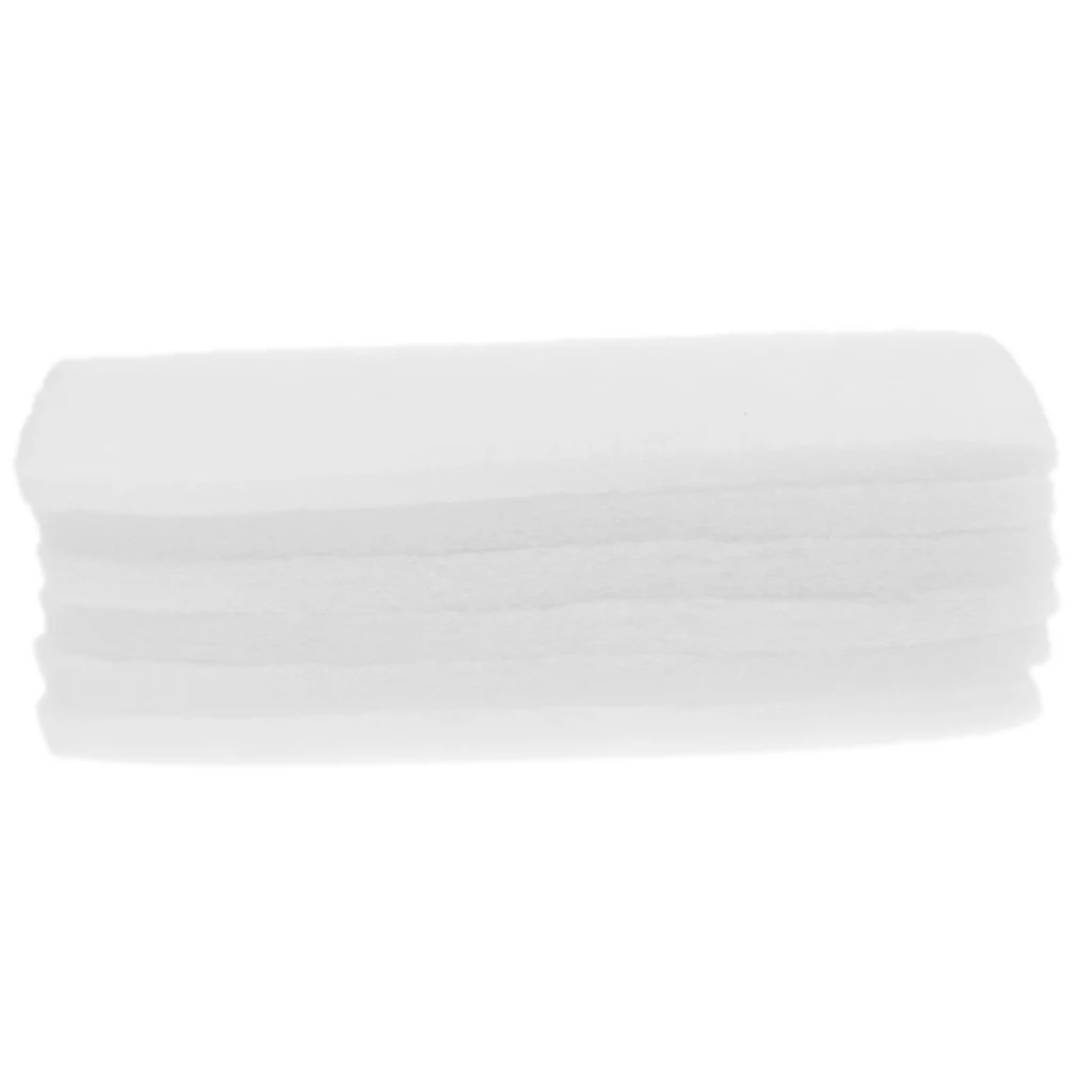6Pcs Bio Sponge Filter Media Pad Foam for Aquarium Fish Pond Reef Canister Tank 39x12cm  ( White )