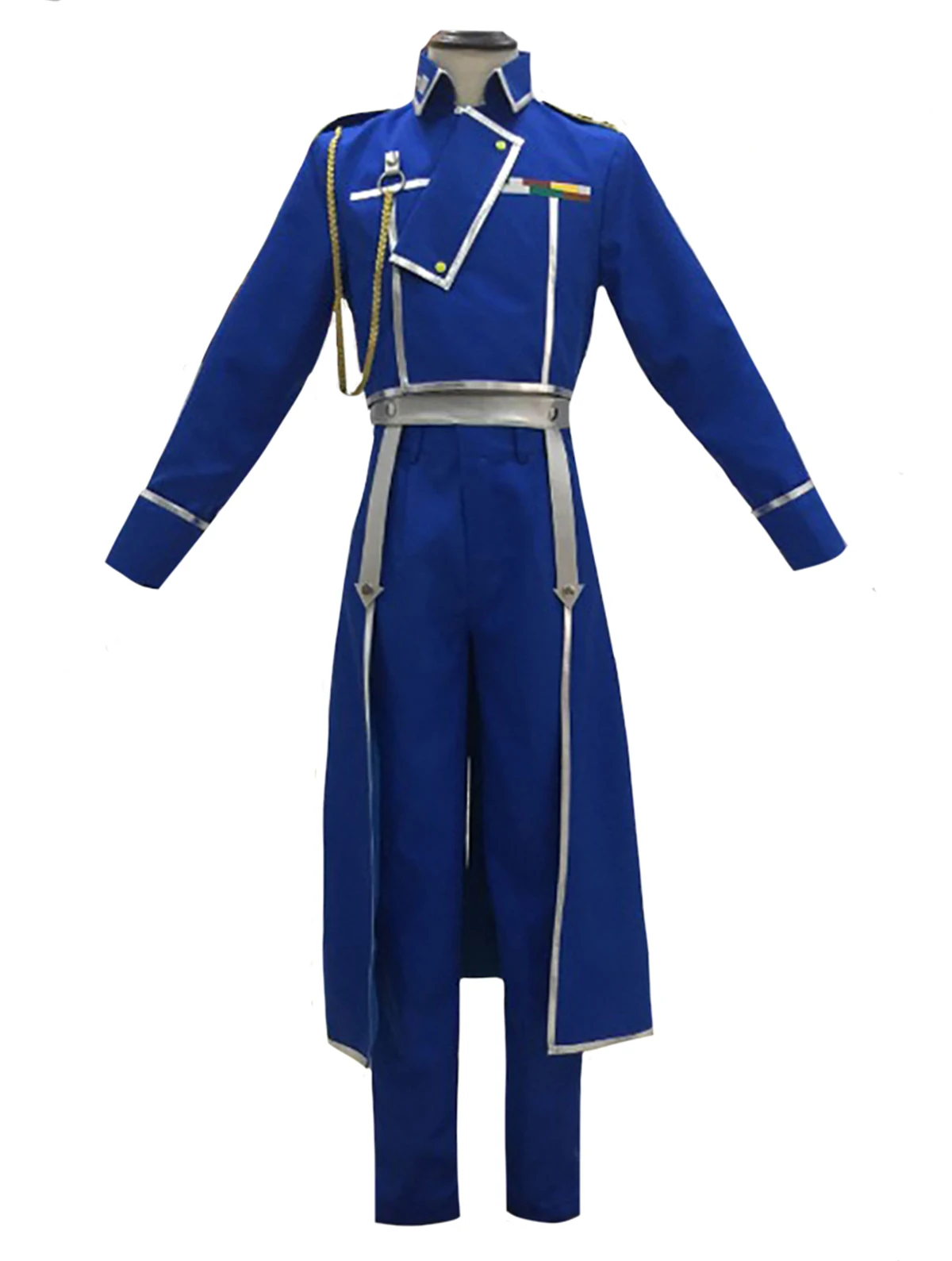 

Fullmetal Alchemist Cosplay Roy Mustang Elric Full Set Tops Pants Apron Men Women Army Uniform Suit Anime Halloween