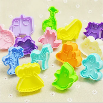 

New DIY 3D Animal Vegetables Fruit Plasticine Slime Mold Tool Set Kit Ability Play Dough Clay Educational toys for chidlren Gift