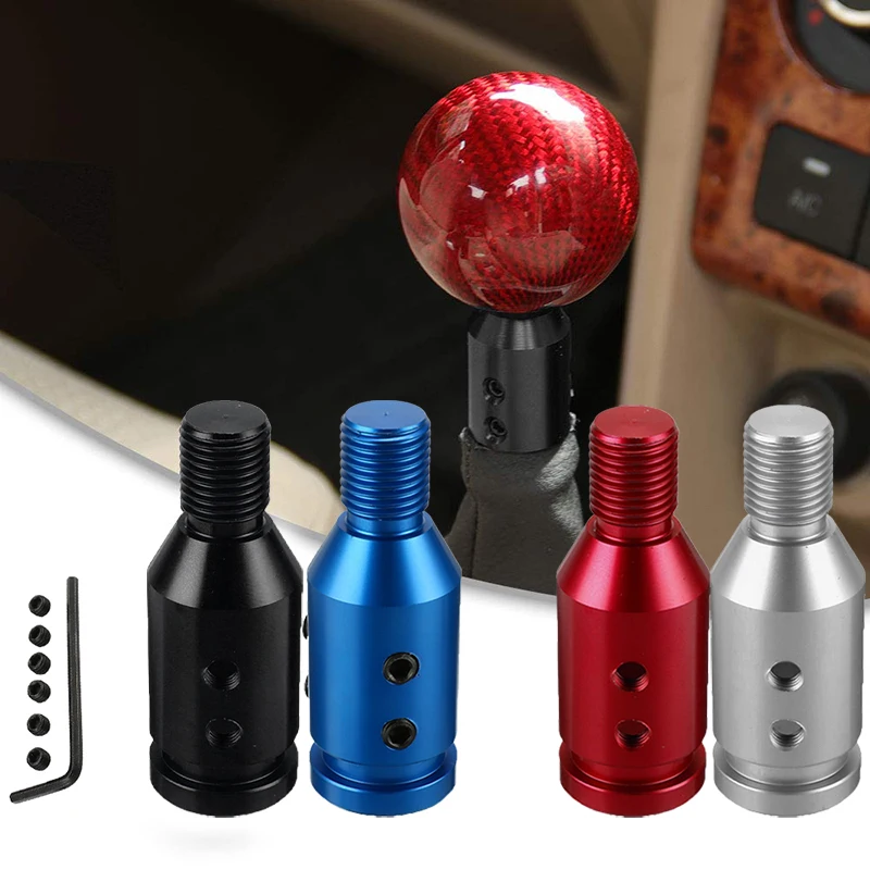 

M12×1.25mm Universal Aluminum Gear Shift Knob Shifter Adapter For Non Threaded Shifters For BMW Mini 4 Colors