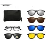 2245 Magnet Clip Round Myopia Glasses 0 -0.5 -1.0 -2.0 To -6.0 , Hyperopia Sunglasses +0.5 +1.0 +2.0 To +6 5