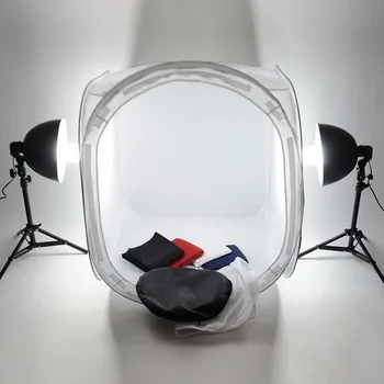 

Studio Lightbox Pro Photography Equipment Foldable 50cm Pop Up Photo Studio Soft Box Light Softbox Lighting Tent 4 Backdrops