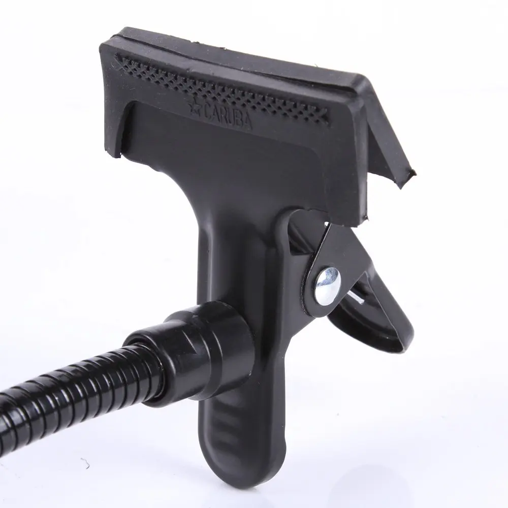 50cm Photo Studio Lighting Light Stand Aluminum Alloy Flexible Gooseneck Tube with 2 Heavy Duty Clamp At the End