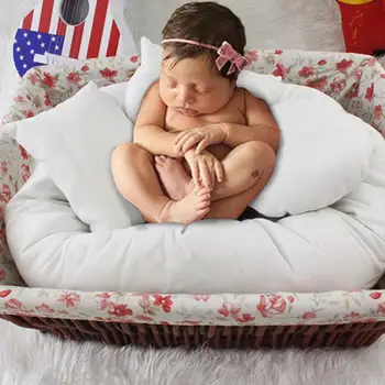 

Newborn Photography Props Head Protection Cushion Pillow Newborn Baby Kids Pillows Cotton Kids Pillow Sleep Positioner Dropship