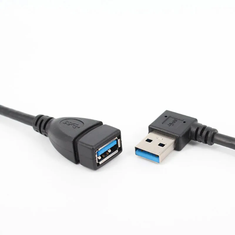 Удлинительный Кабель USB 3 0 с углом 90 градусов 20 см|Кабели передачи данных| |