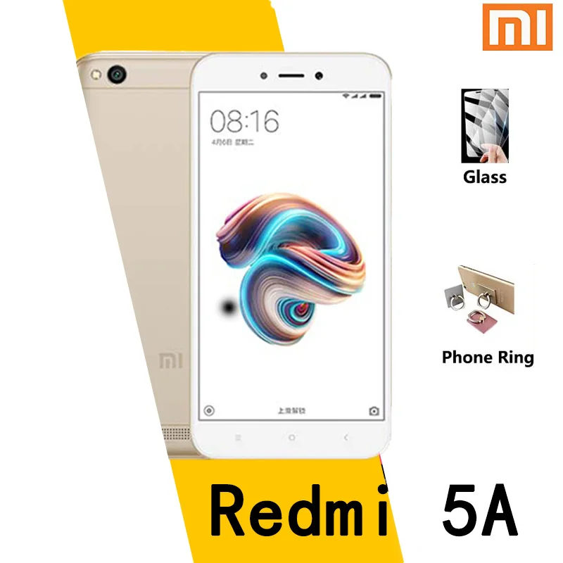 Xiaomi Redmi 5A teléfono móvil 2GB 16GB teléfono inteligente batería de 3000mah dragón 425 procesador