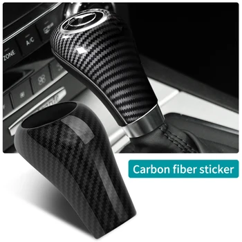 

Carbon Fiber Gear Shift Knob Cover For Mercedes-Benz W204 W212 C E A G GLS Class glk Gear lever cover Sticker