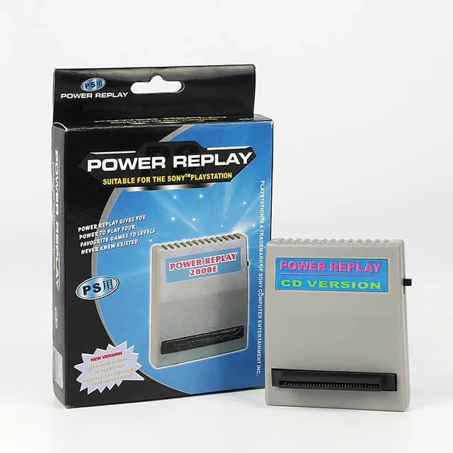 Cartouche de jeu Power Replay, Plug & Mod, Playstation1, PS1, PS, carte  d'action - AliExpress