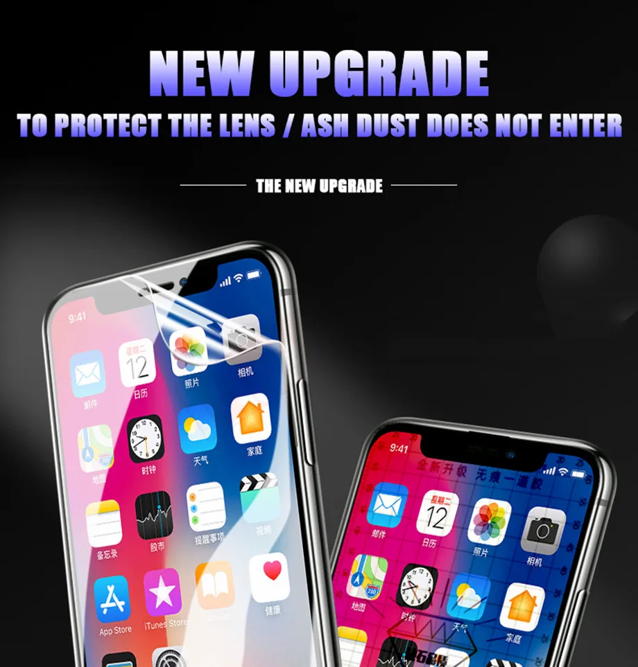 1-PC-For iPhone 6 6s Screen Protector For iPhone 7 8 Plus X Film