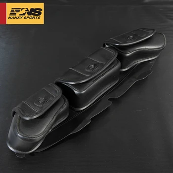 

New Windshield Bag Saddle 3 Pouch Pocket Fairing Fits For Harley FLHT FLHTC FLHX Touring