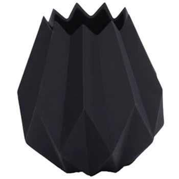 

LIXF Fashion Origami Vases Ceramic Tabletop Big Vase Home Decoration Vase Modern European Style Flower Vase Household Decoration