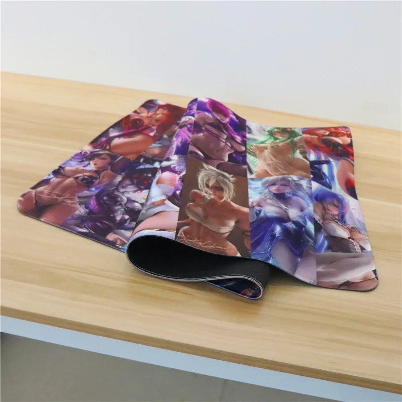  Large Anime Sexy Girl Gaming Pad Computer Laptop Keyboard Desk Mats Cartoon MousePad Animation Game