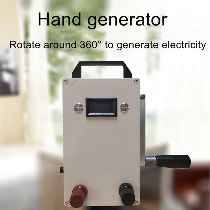 150W Hand Crank Generator Noodstroom Auto Mobiele Telefoon Opladen 220V