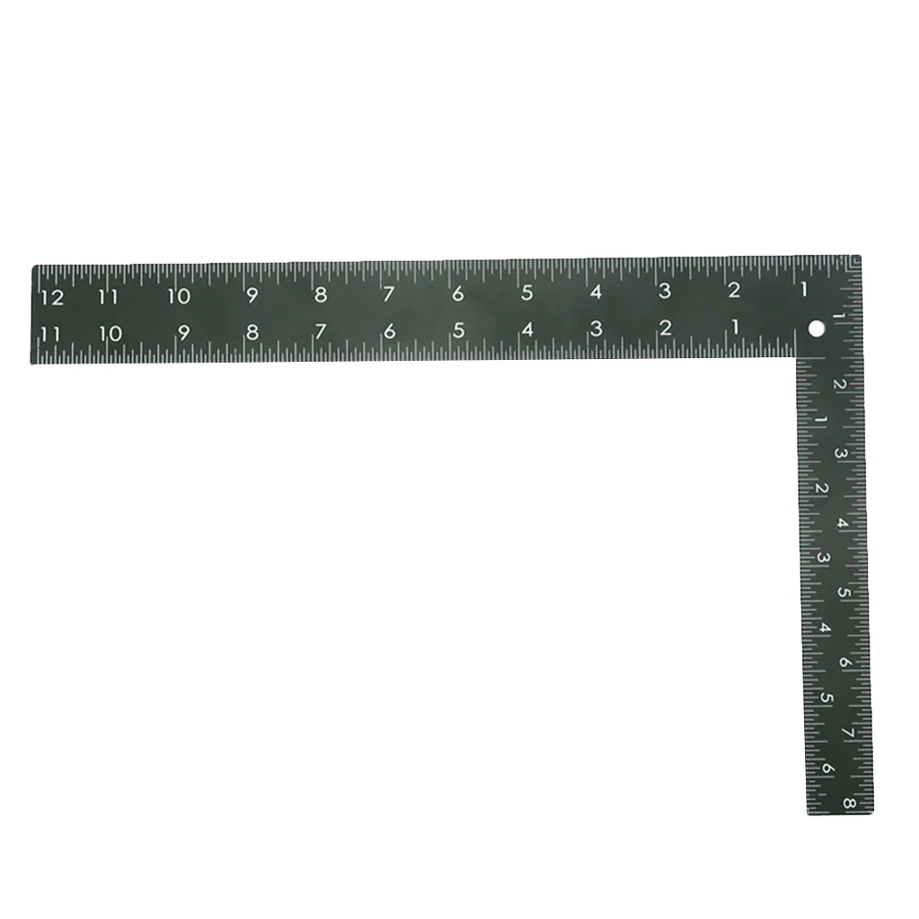 Металлическая L-квадратная форма Лоскутная линейка для портного дизайна одежды инструмент L квадратная линейка для одежды 90 градусов правило